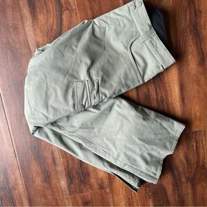 Women’s Olive Green Snow Pants
